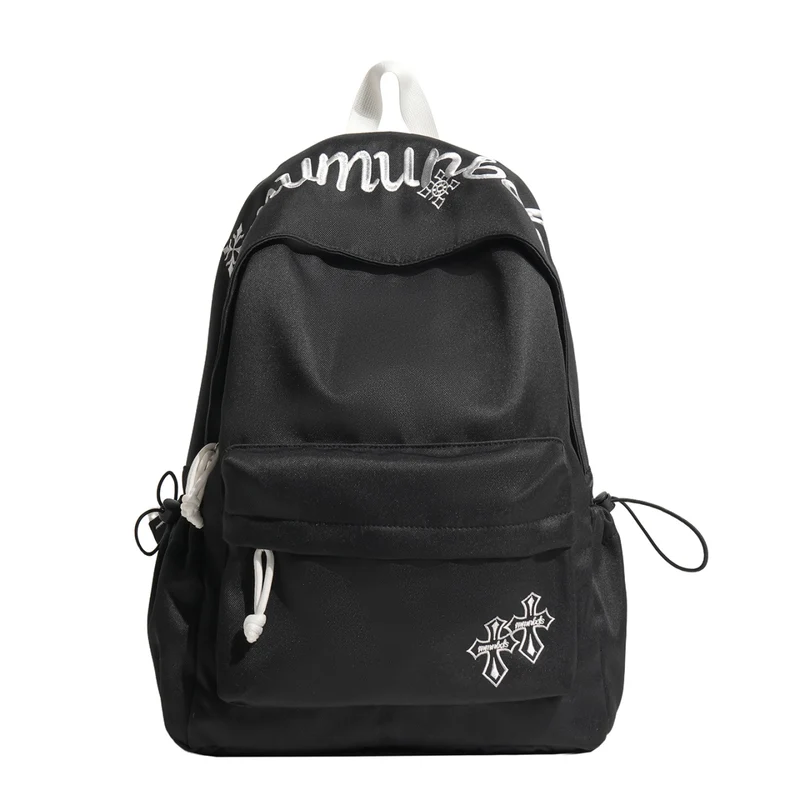 Lässiger bestickter Kordelzug-Rucksack Karnz
