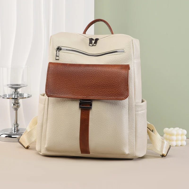 Vintage Leder Rucksack Karnz