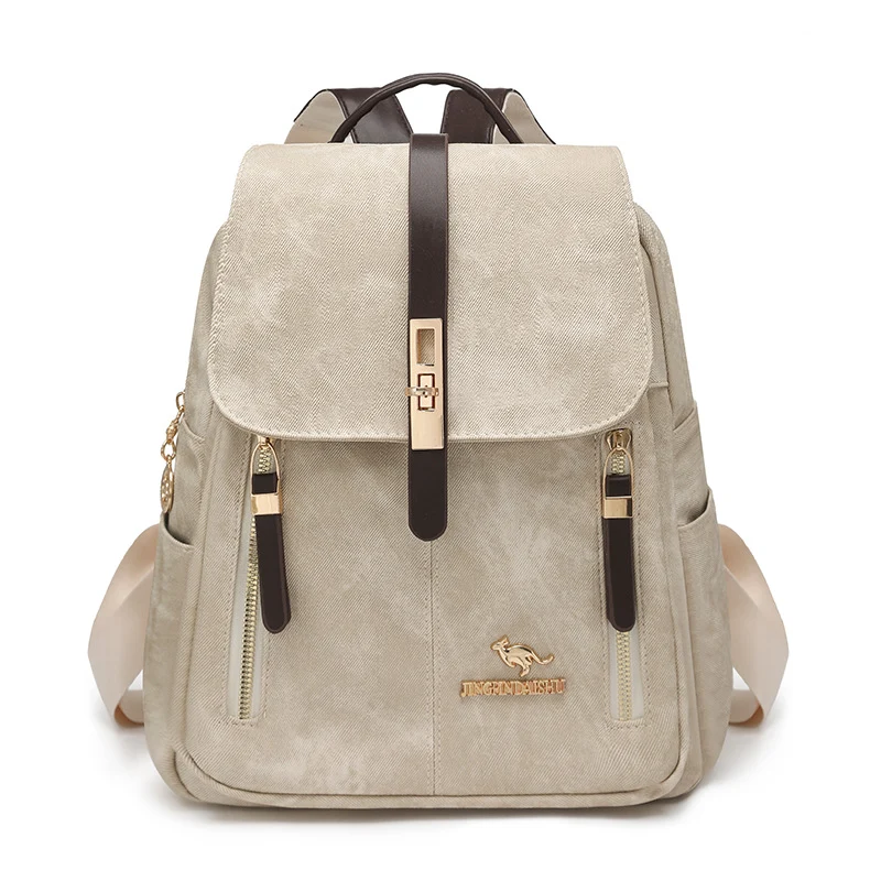 Vintage-Canvas-Reise-Rucksack Karnz