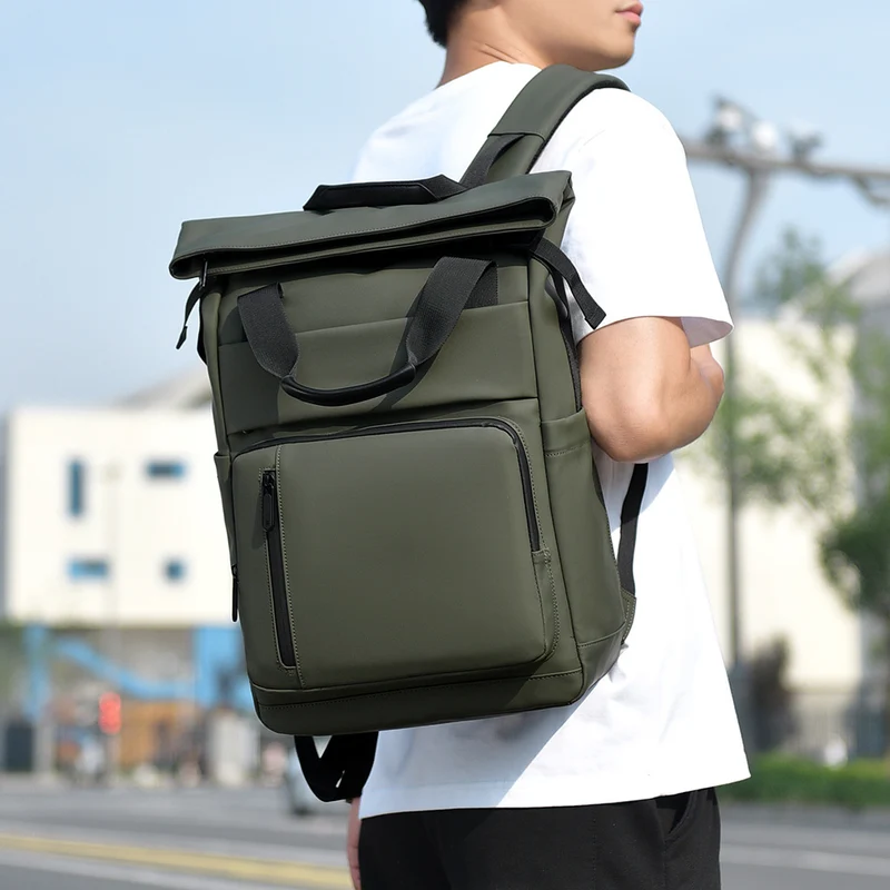 Multi-Taschen wasserdichter Roll-Top Rucksack Karnz
