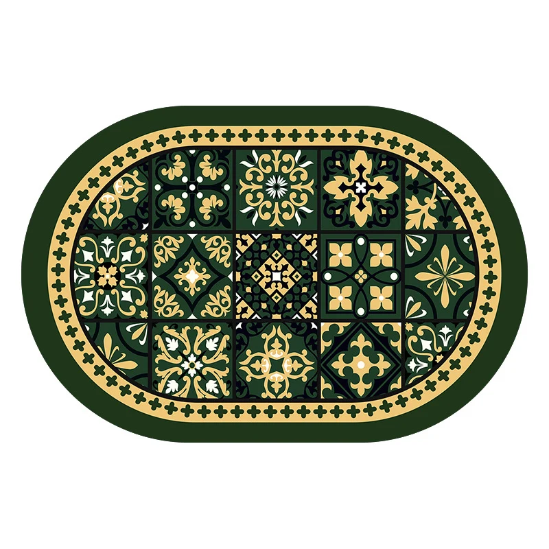 Decorative Mosaic Pattern Bath Mat