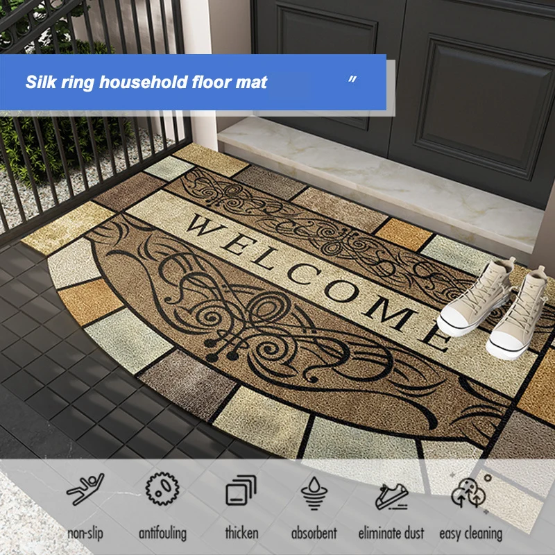 Decorative Bird-Themed Welcome Mat