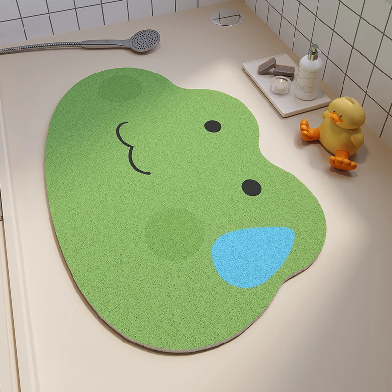 Cute Frog-Themed Bath Mat