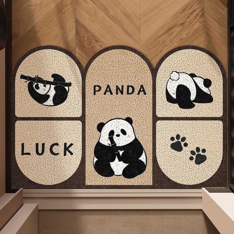 Cute Bear-Themed Welcome Mat