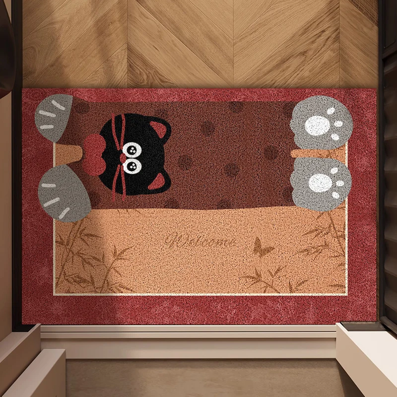 Cute Bear-Themed Welcome Mat