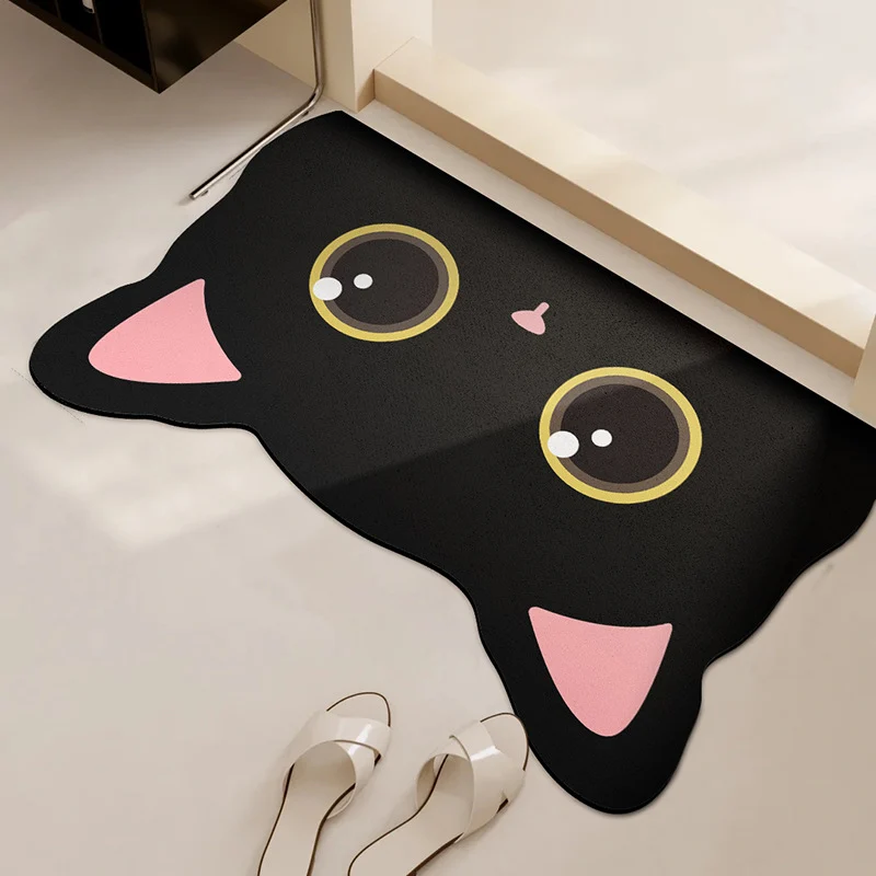 Cat-Themed Playful Area Mat