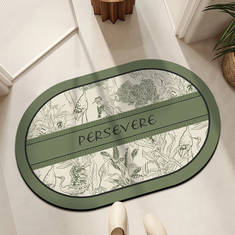 Botanical Patterned Area Mat