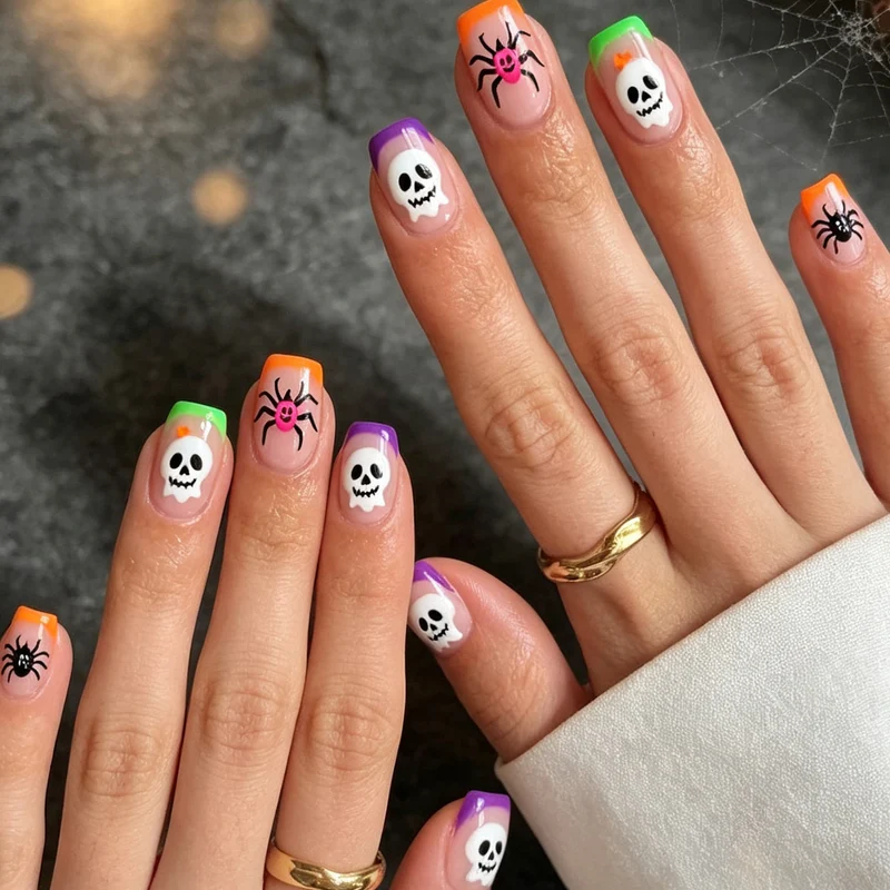 Halloween-Themed Nail Art Extensions Stornfield