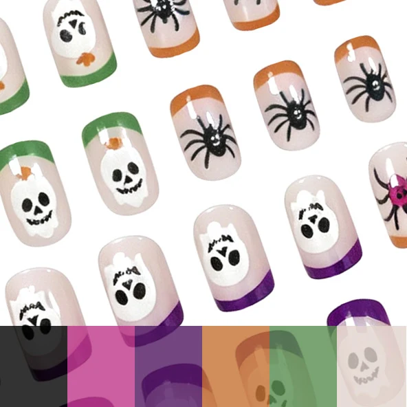 Halloween-Themed Nail Art Extensions Stornfield