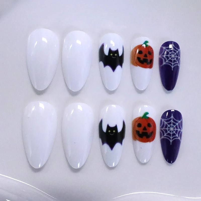 Halloween Themed Nail Art Enhancements Stornfield