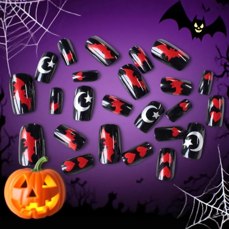 Halloween-Themed Nail Art Design Stornfield