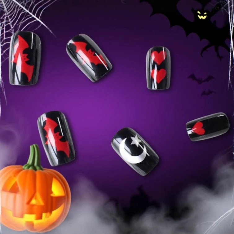 Halloween-Themed Nail Art Design Stornfield