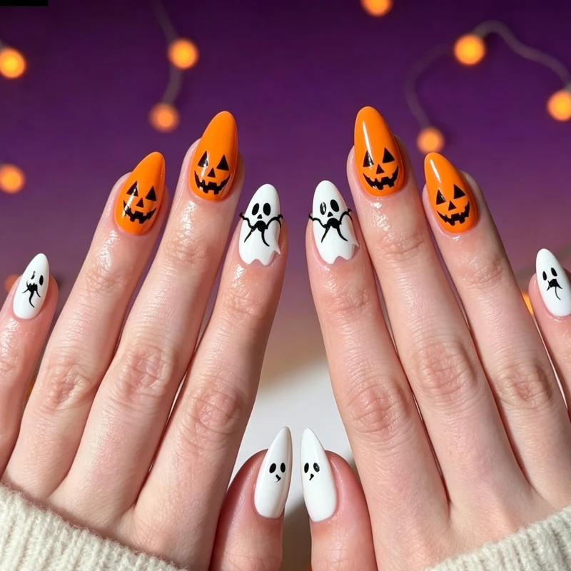 Halloween Themed Nail Art Stornfield