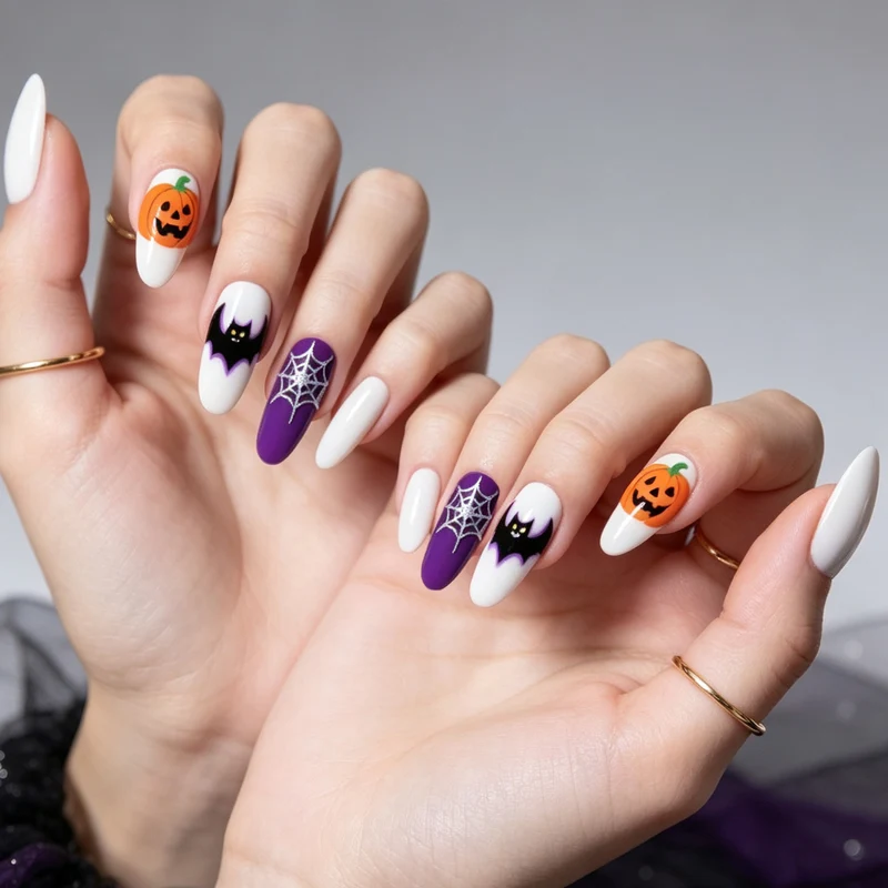 Halloween Themed Nail Art Stornfield