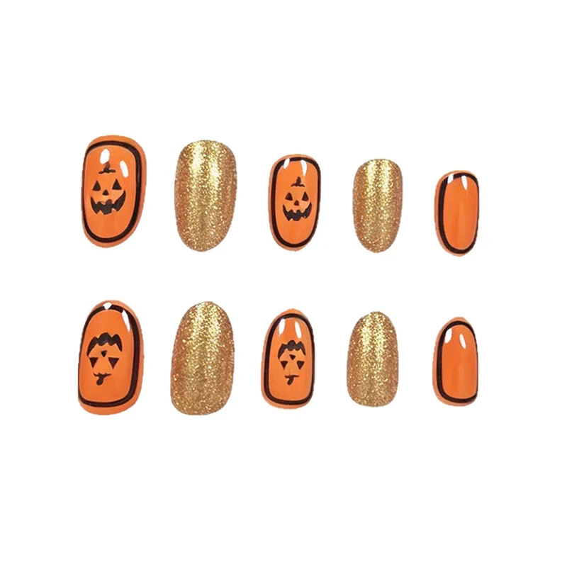 Halloween-Themed Glittering Nail Art Set Stornfield