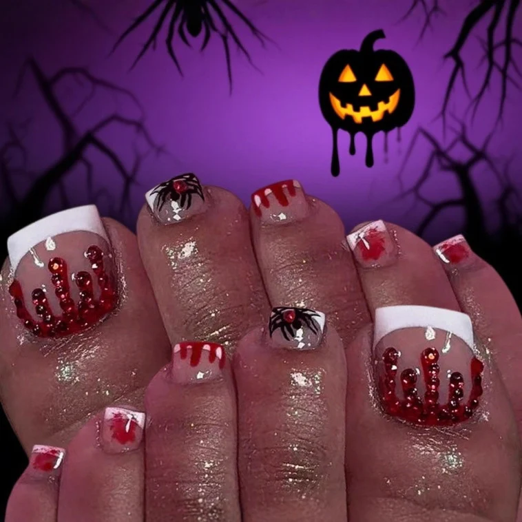 Halloween-Themed Decorative Nail Art Set Stornfield