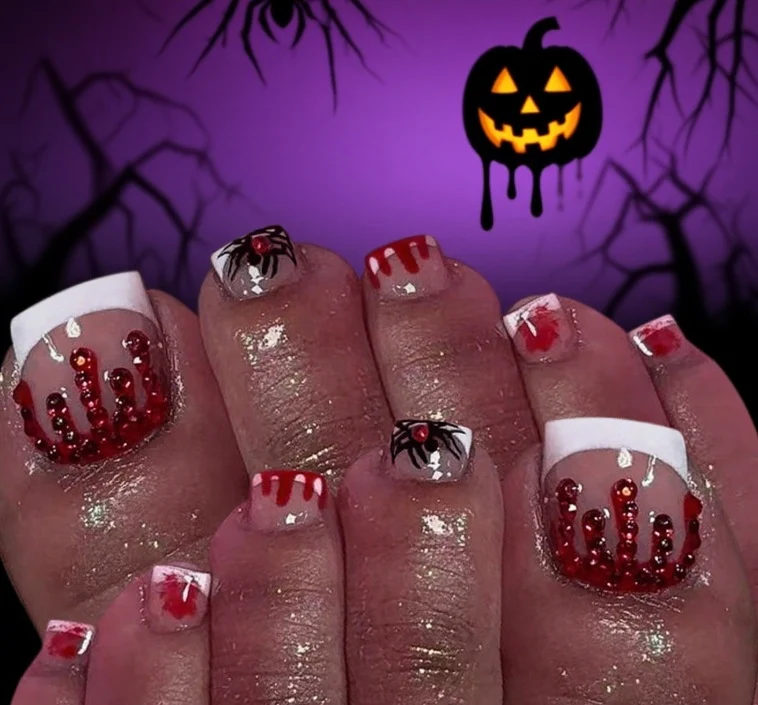 Halloween-Themed Decorative Nail Art Set Stornfield