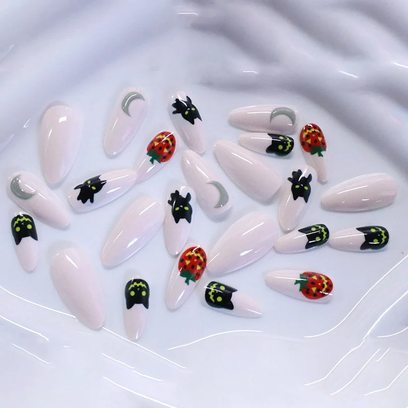 Halloween-Themed Decorative Nail Art Enhancements Stornfield