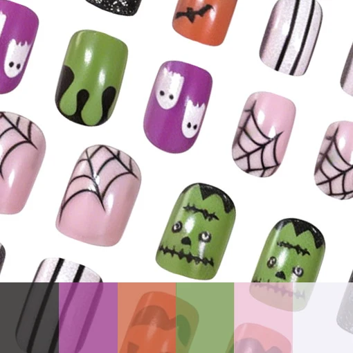 Halloween-Themed Decorative Nail Art Stornfield