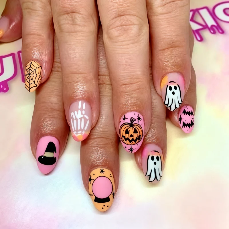 Halloween-Themed Decorative Nail Art Stornfield 1789915697