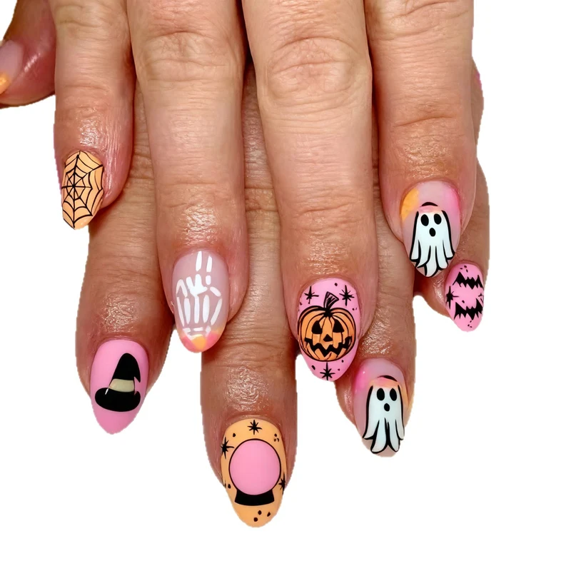 Halloween-Themed Decorative Nail Art Stornfield 1789915697