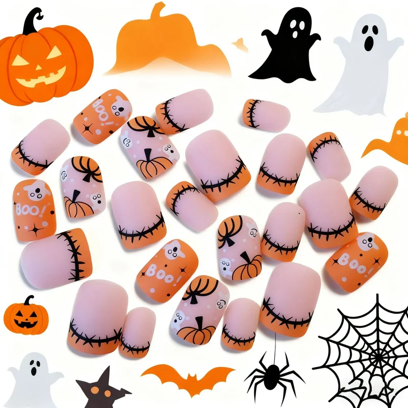 Halloween-Themed Decorative Nail Art Stornfield 1789915696