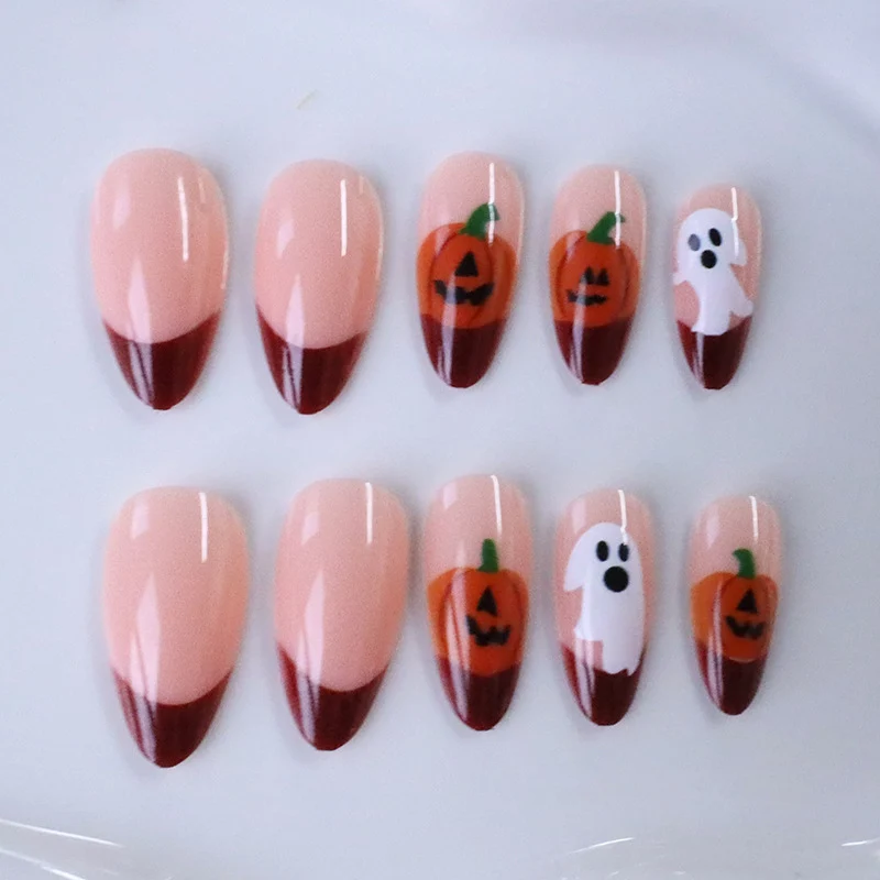 Halloween-Themed Artistic Nail Enhancements Stornfield