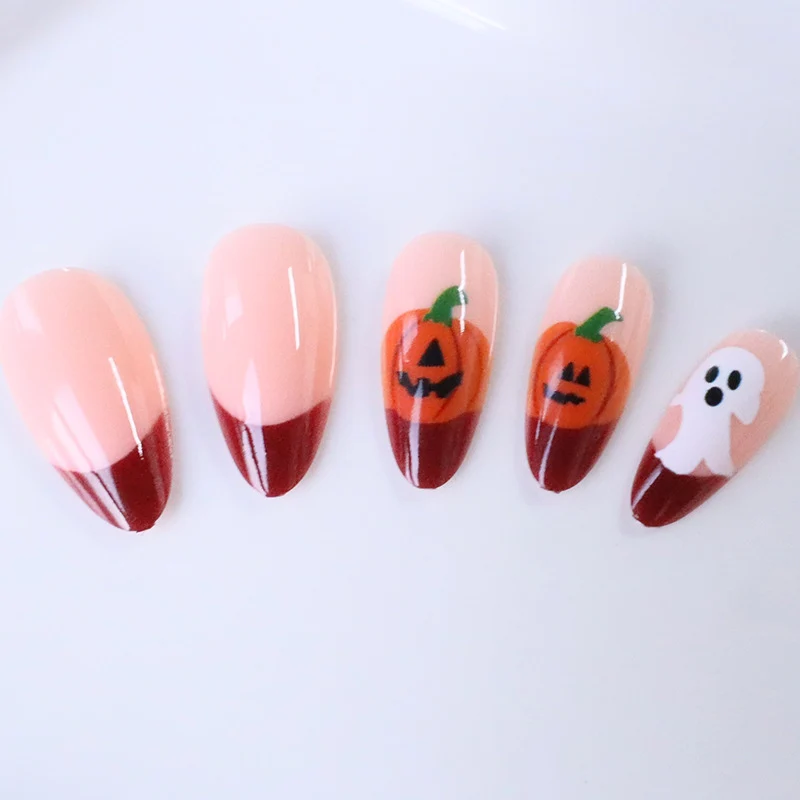 Halloween-Themed Artistic Nail Enhancements Stornfield