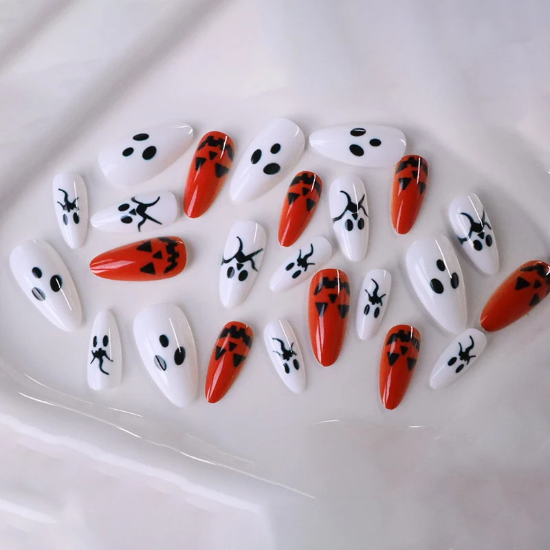 Halloween-Themed Artistic Nail Enhancements Stornfield