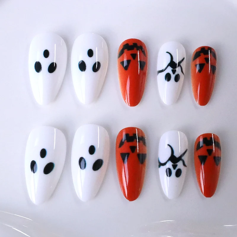Halloween-Themed Artistic Nail Enhancements Stornfield