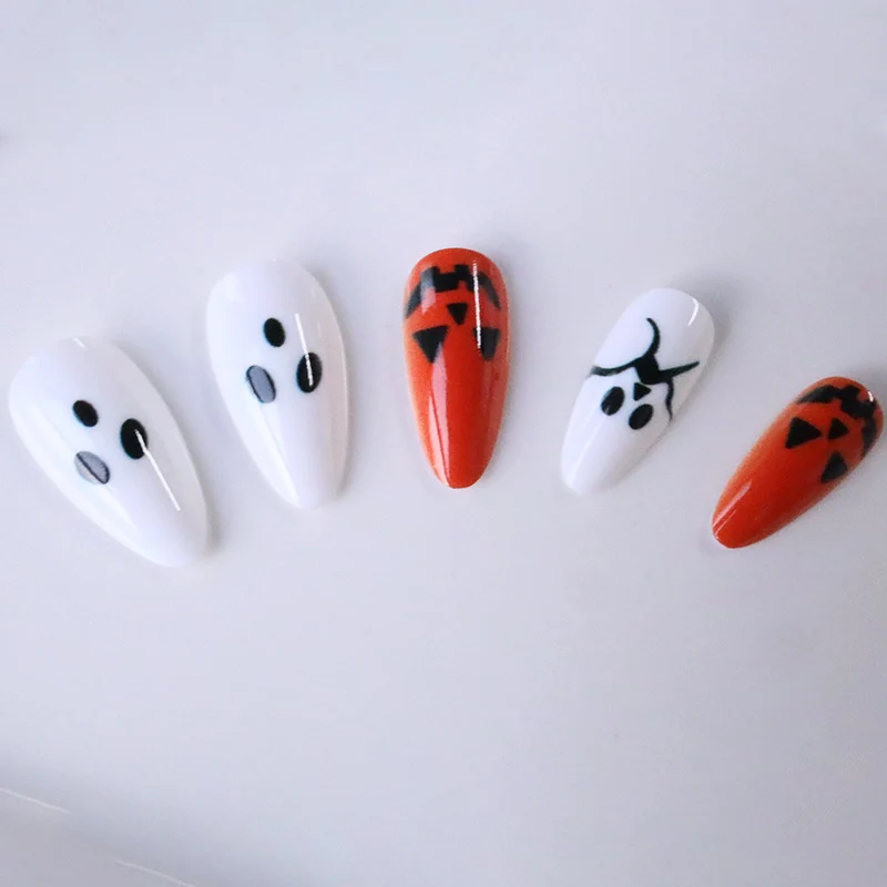 Halloween-Themed Artistic Nail Enhancements Stornfield