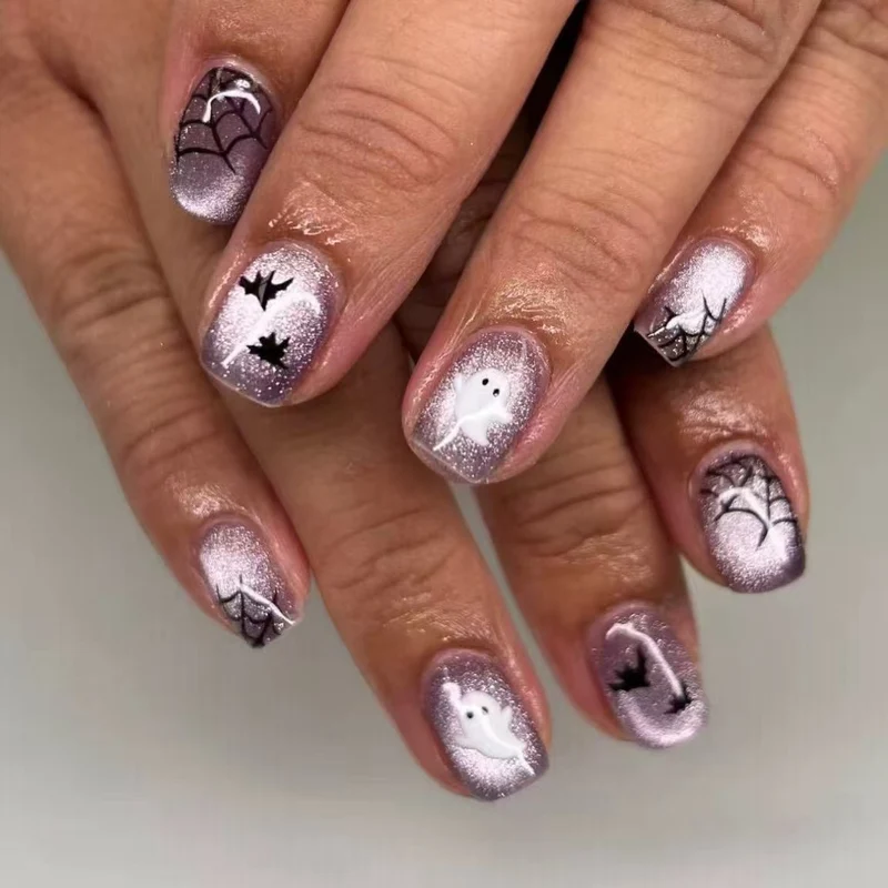 Halloween-Themed Artistic Nail Art Stornfield