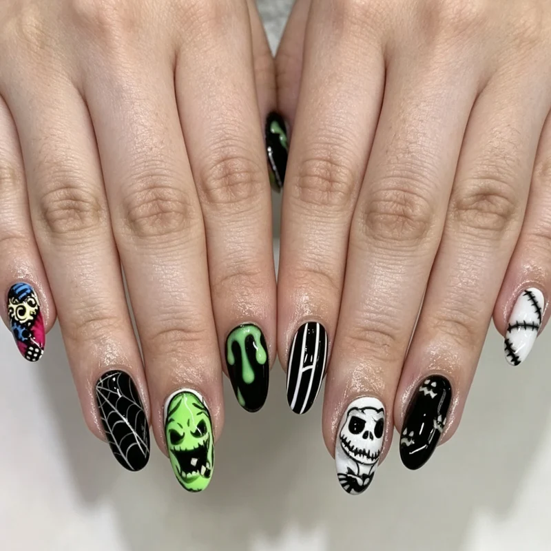 Halloween Inspired Nail Art Stornfield