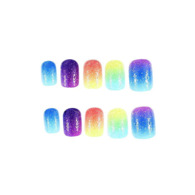 Gradient Glitter Nail Art Enhancements Stornfield