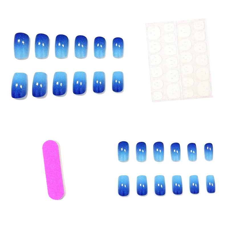 Gradient Glitter Nail Art Stornfield