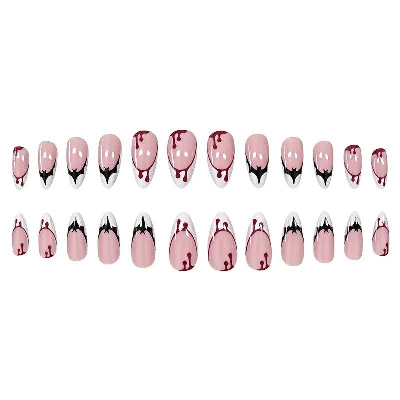 Gothic Halloween-Themed Nail Art Enhancements Stornfield