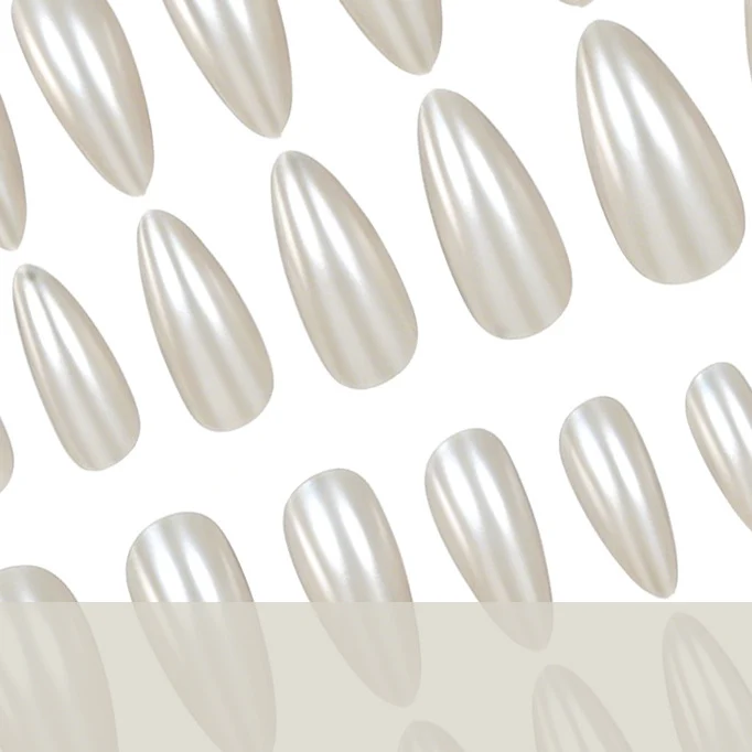 Premium Glossy Almond-Shaped Nail Enhancements Stornfield