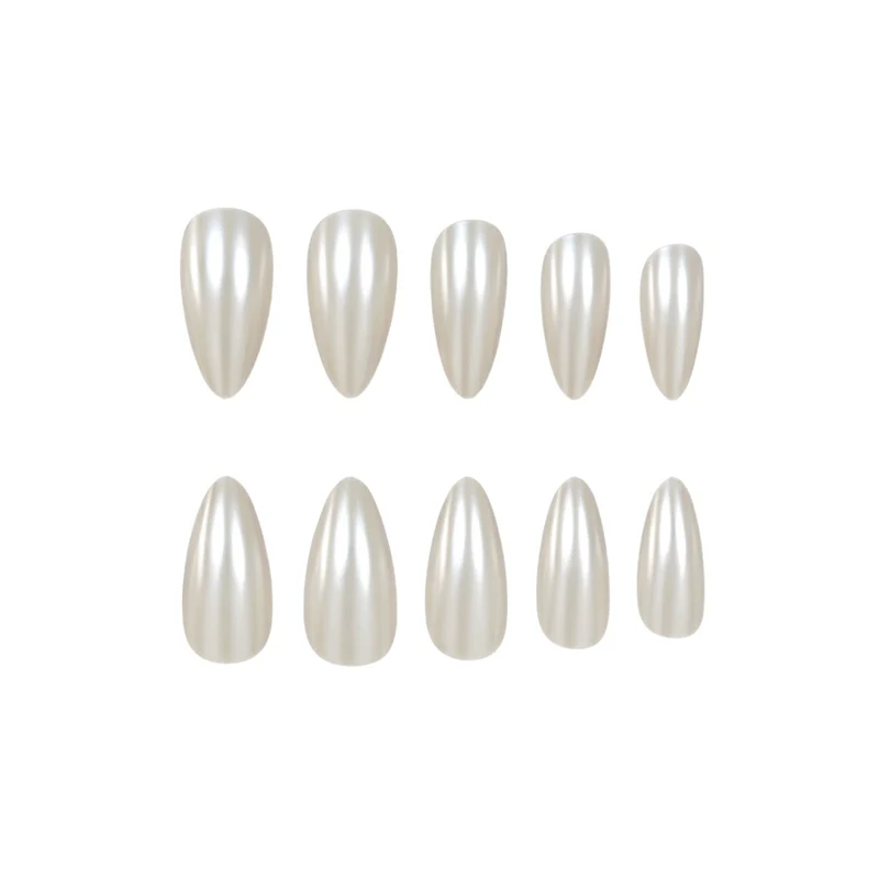 Premium Glossy Almond-Shaped Nail Enhancements Stornfield