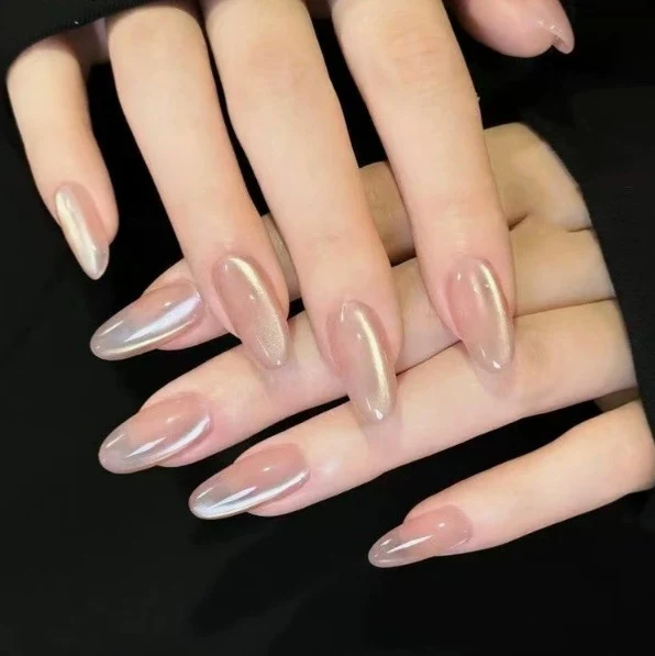Premium Glossy Almond Shape Nail Extensions Stornfield