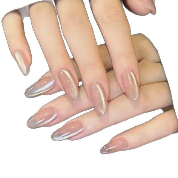 Premium Glossy Almond Shape Nail Extensions Stornfield