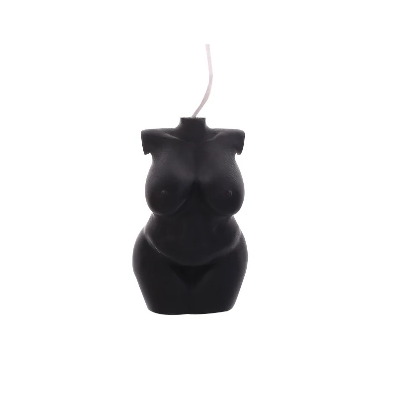 Skulpturaler weiblicher Torso Duftsojawachskerze