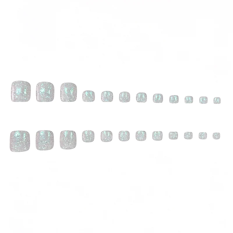 Premium Glittery Pedicure Nail Art Stornfield