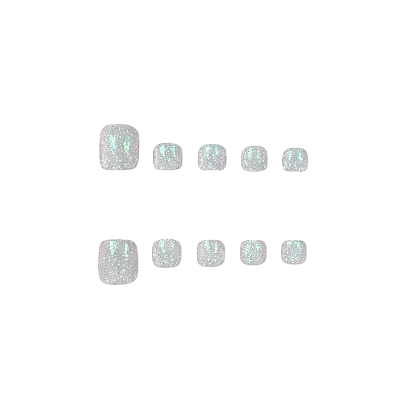 Premium Glittery Pedicure Nail Art Stornfield
