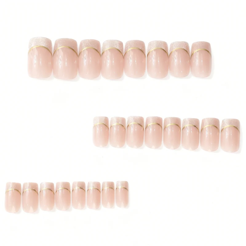 Premium French Tip Nail Art Extensions Stornfield