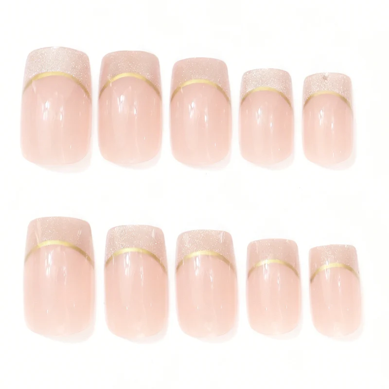 Premium French Tip Nail Art Extensions Stornfield