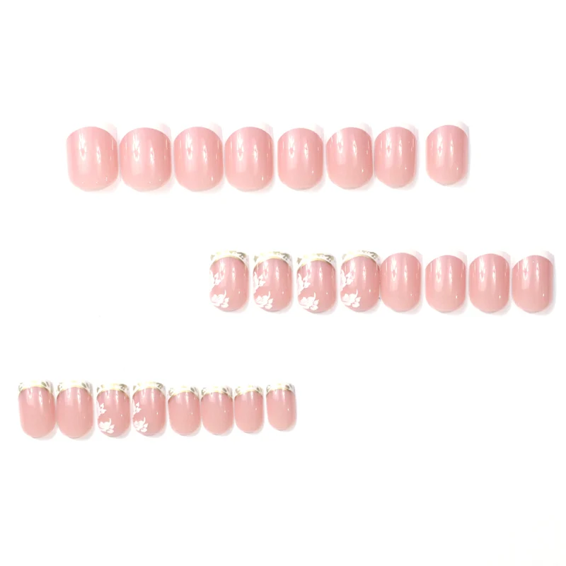 Premium Elegant French Tip Acrylic Nail Enhancements Stornfield