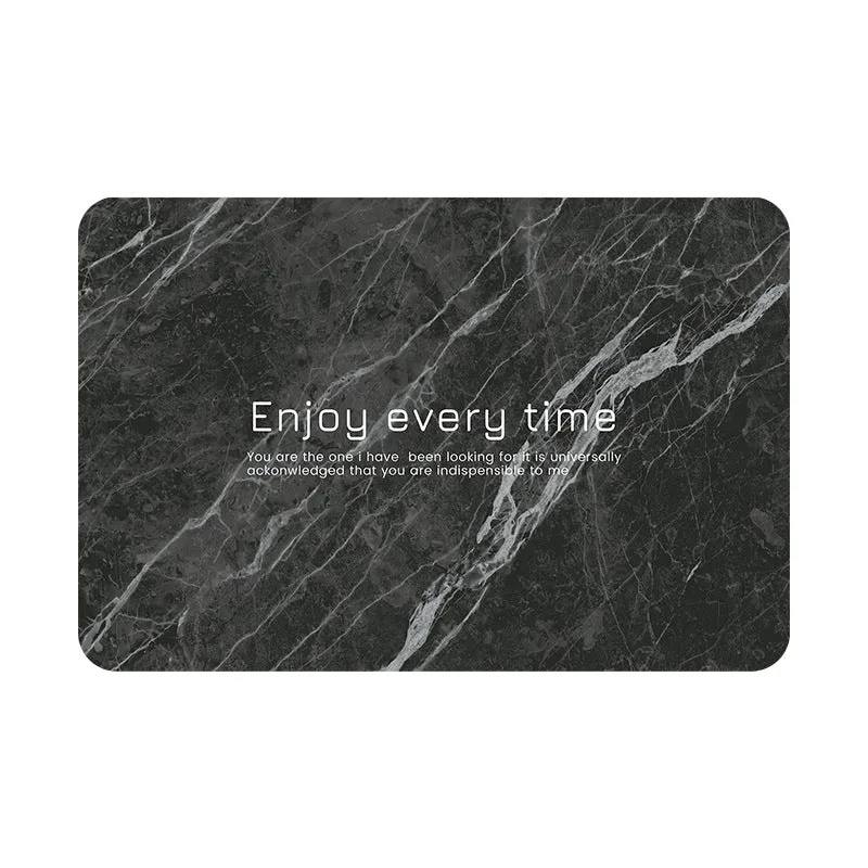 Inspirational Quote Kitchen Mat