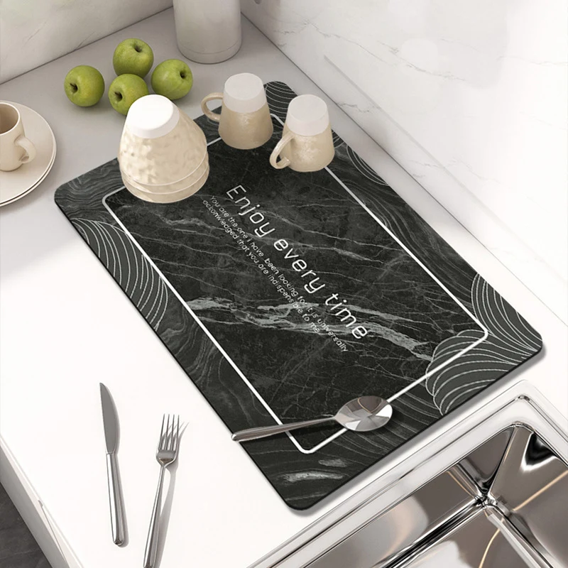 Inspirational Quote Kitchen Mat