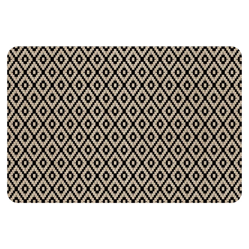 Geometric Pattern Bath Rug