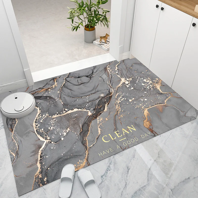 Elegant Abstract Design Floor Mat